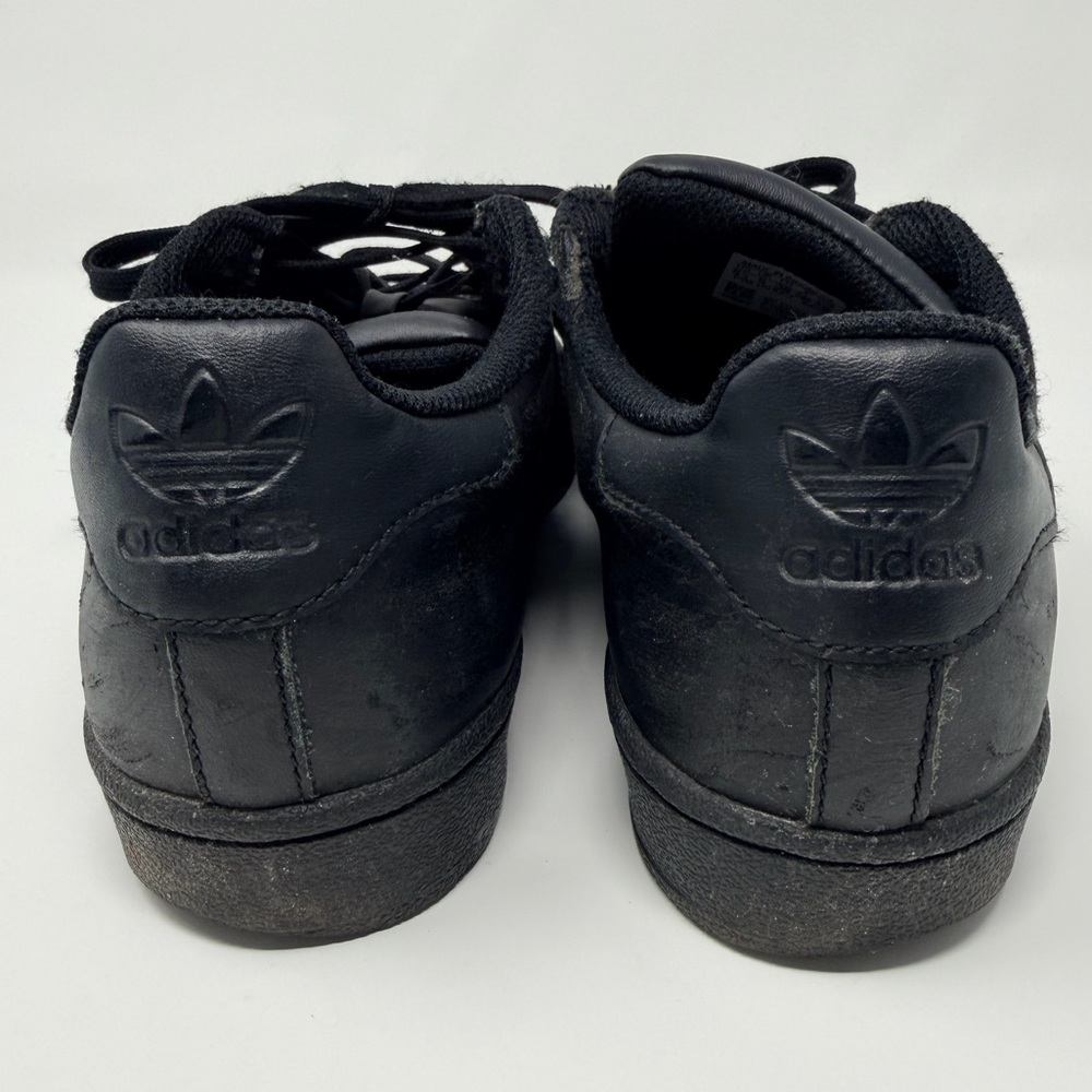 Adidas Superstar Black Sneakers 80s Street Sporty Footwear Athletic Shoes Unisex - Picture 5 of 17